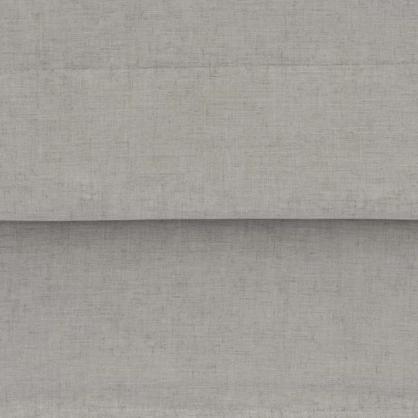 Dunelm Cool Grey Linen Mix Blackout Roman Blind - Image 3