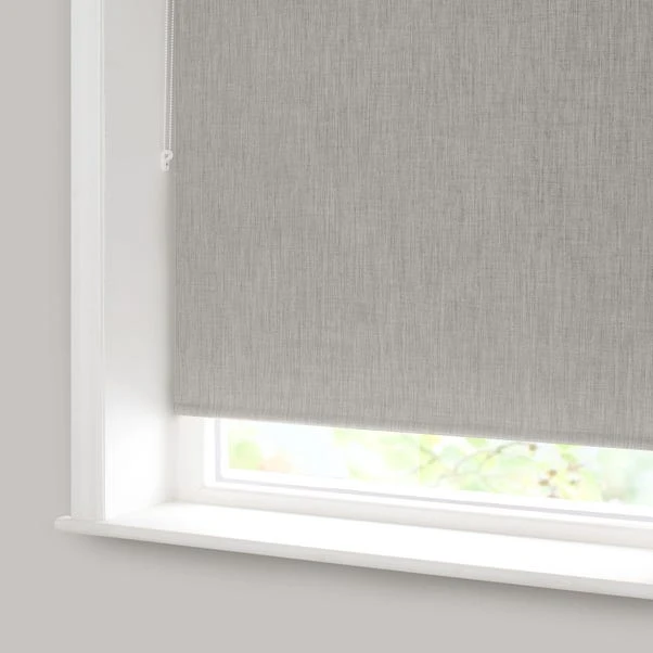 Dunelm Solar Grey Blackout Roller Blind - Image 3