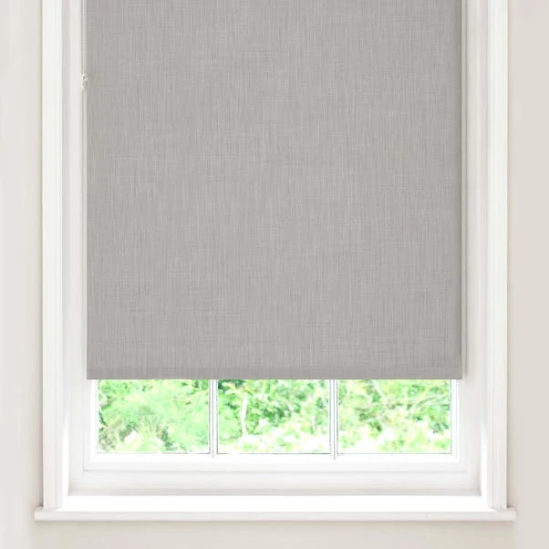 Dunelm Solar Grey Blackout Roller Blind - Image 5