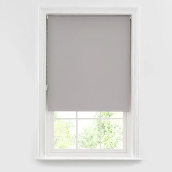 Dunelm Silver Blackout Moisture Resistant Roller Blind - Image 3