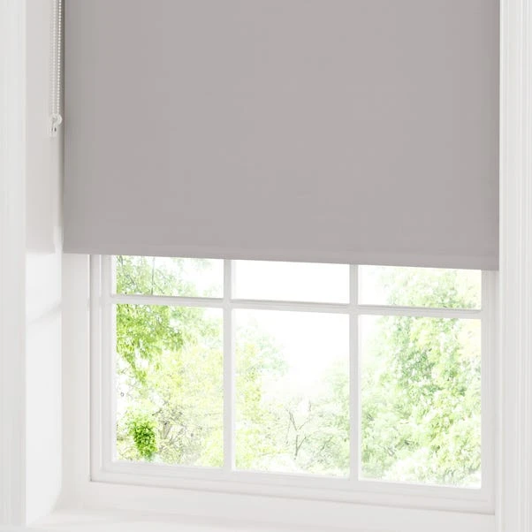 Dunelm Silver Blackout Moisture Resistant Roller Blind - Image 4
