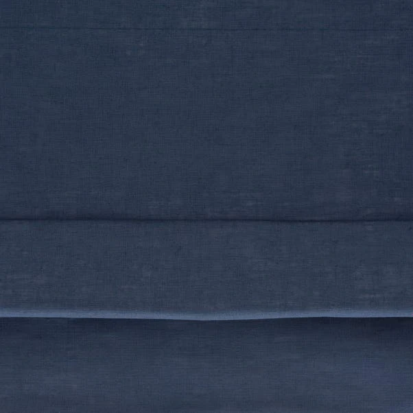 Dunelm Linen Mix Denim Blackout Roman Blind - Image 5