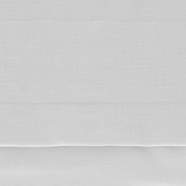 Dunelm Linen Mix White Blackout Roman Blind - Image 5