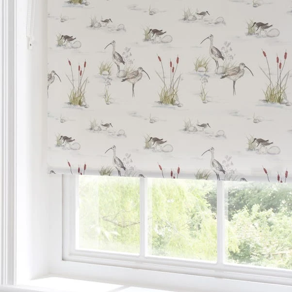 Dunelm Wading Birds Natural Moisture Resistant Daylight Roller Blind - Image 4