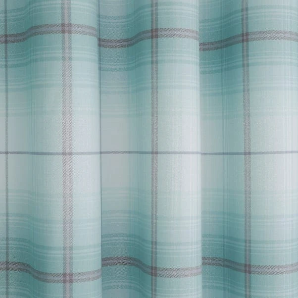 Dunelm Albie Blue Eyelet Blackout Curtains - Image 3