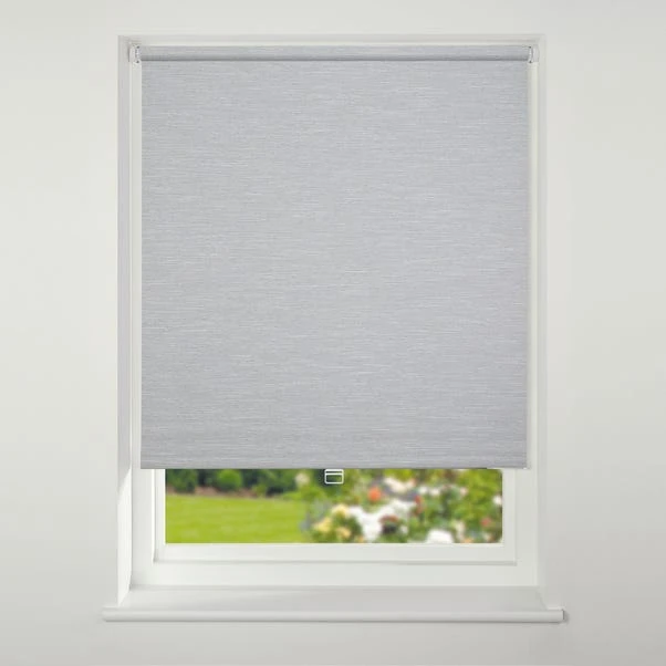 Swish Cordless Grey Textured Blackout Roller Blind - Image 2
