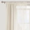 Dunelm Sheer Elegance Ivory Tape Top Single Voile Panel