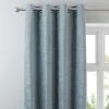 Luxury Collection Chenille Duck-Egg Eyelet Curtains