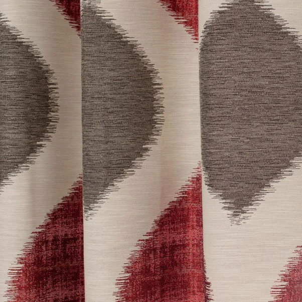 Luxury Collection Morocco Red Eyelet Curtains - Image 3