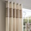 Dunelm Lucia Natural Thermal Eyelet Curtains