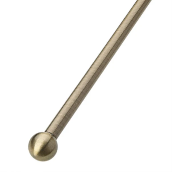 Dunelm Ashton Antique Brass Cafe Rod 10/12mm