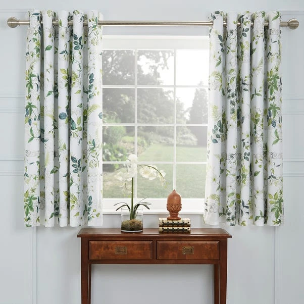 Dorma Botanical Garden Blackout Eyelet Curtains - Image 2