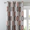 Elements Dahl Rust Eyelet Curtains