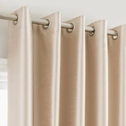 Dunelm Montana Cream Eyelet Curtains