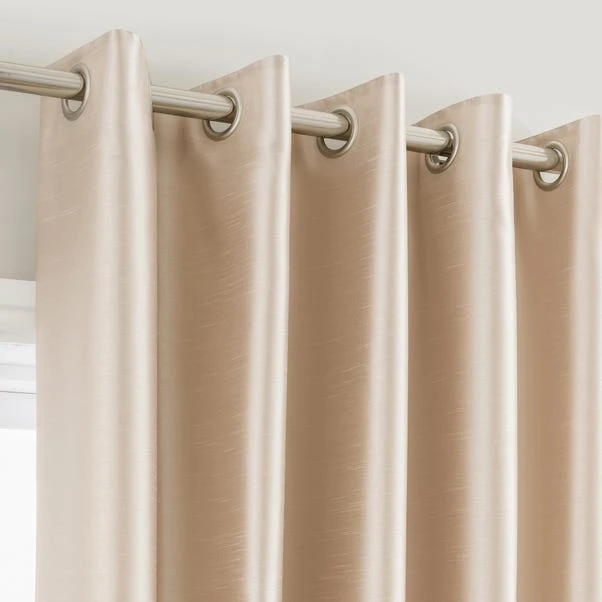 Dunelm Montana Cream Eyelet Curtains