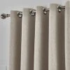 Dunelm Tyla Natural Blackout Eyelet Curtains