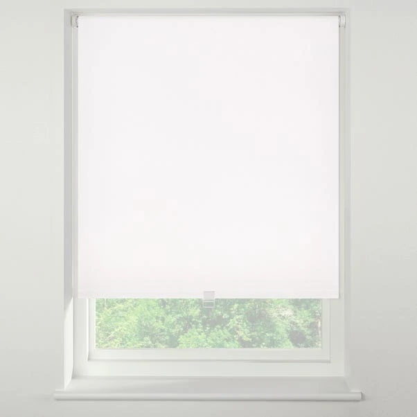 Swish Soft White Cordless Blackout Roller Blind