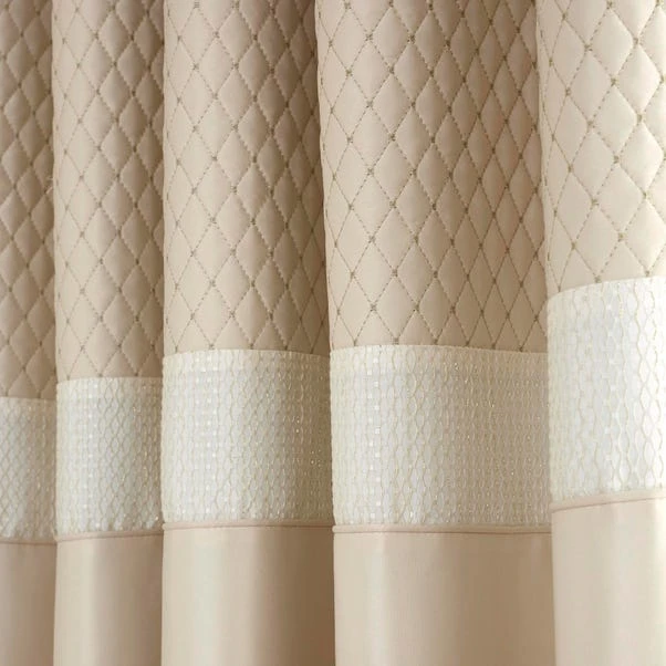 Dunelm Bardot Cream Blackout Eyelet Curtains - Image 3