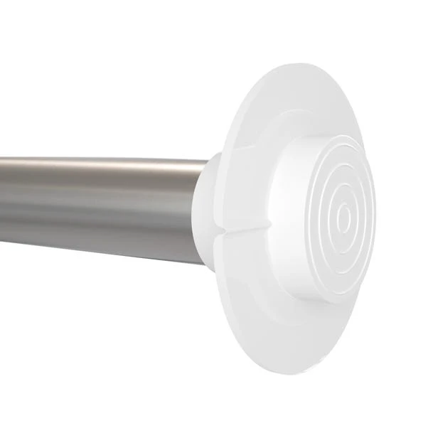 Dunelm Easy Fit 60 Second Satin Silver Extendable Tension Curtain Pole Dia. 19/22mm - Image 5