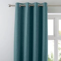 Dunelm Jennings Peacock Thermal Eyelet Curtains