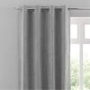 Luxury Collection Oxford Dove Grey Chenille Eyelet Curtains