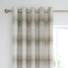 Dunelm Albie Natural Blackout Eyelet Curtains