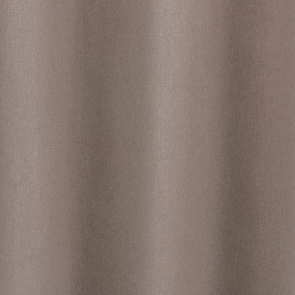 Dunelm Luna Brushed Pebble Blackout Eyelet Curtains - Image 3