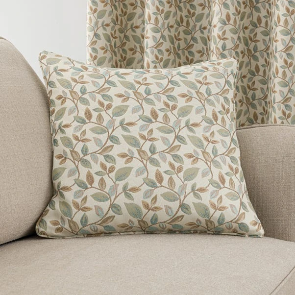 Dunelm Dianna Duck Egg Eyelet Curtains - Image 6