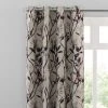 Dunelm Zen Plum Jacquard Eyelet Curtains