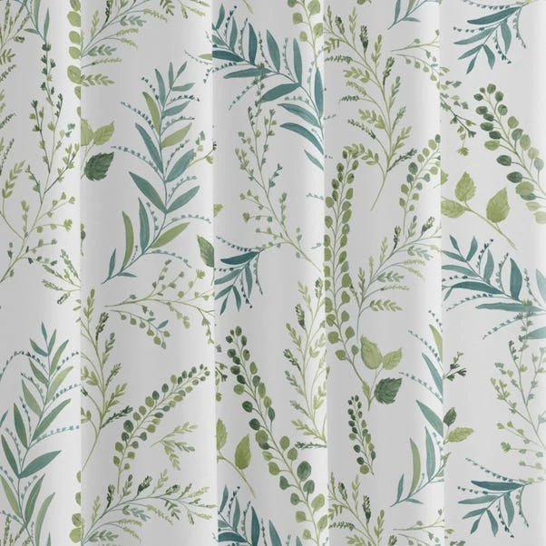 Fusion Fernworthy Green Eyelet Curtains - Image 3