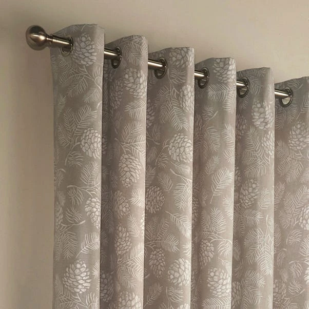 Furn Irwin Stone Eyelet Curtains