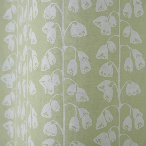 Dunelm Florentina Green Blackout Eyelet Curtains - Image 3