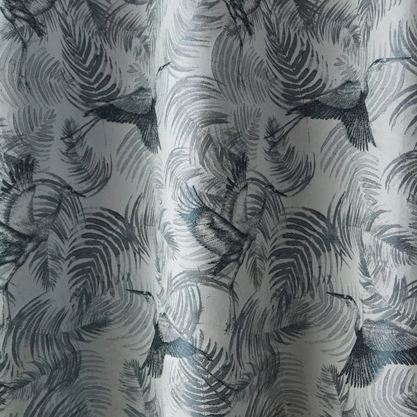 Dunelm Crane Silver Eyelet Curtains - Image 3