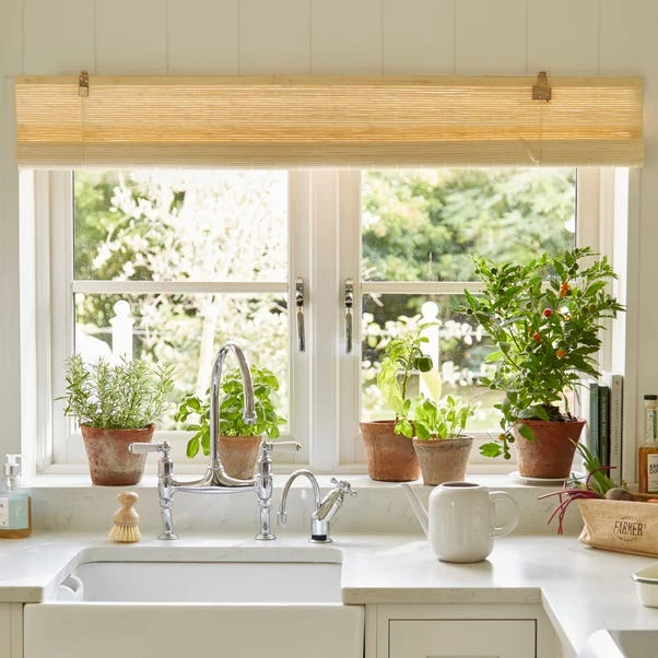 The Edited Life Bamboo Natural Roller Blind - Image 2