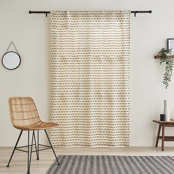 Dunelm Kingston Black Hidden Tab Top Voile - Image 4