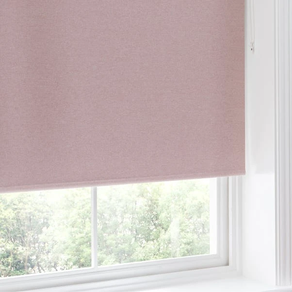 Dunelm Luna Blush Blackout Roller Blind - Image 4