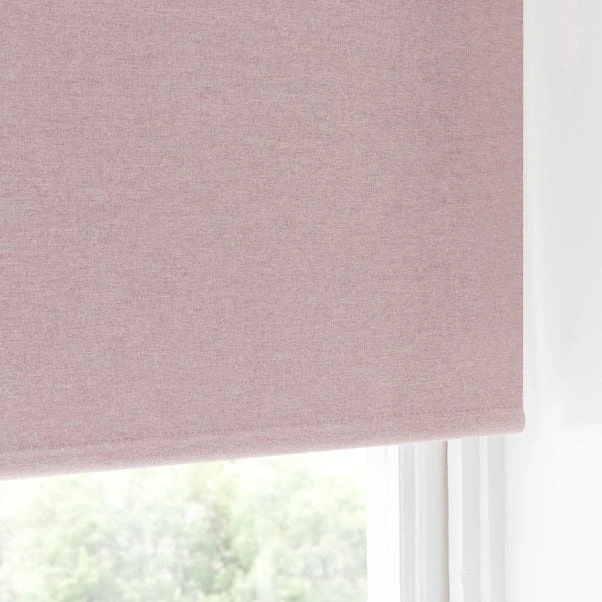 Dunelm Luna Blush Blackout Roller Blind - Image 5