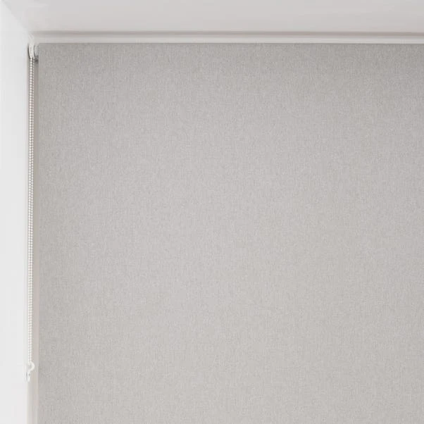 Dunelm Luna Dove Grey Blackout Roller Blind - Image 3