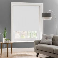 Dunelm Luna White Blackout Roller Blind