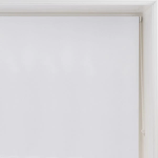 Dunelm Luna White Blackout Roller Blind - Image 2