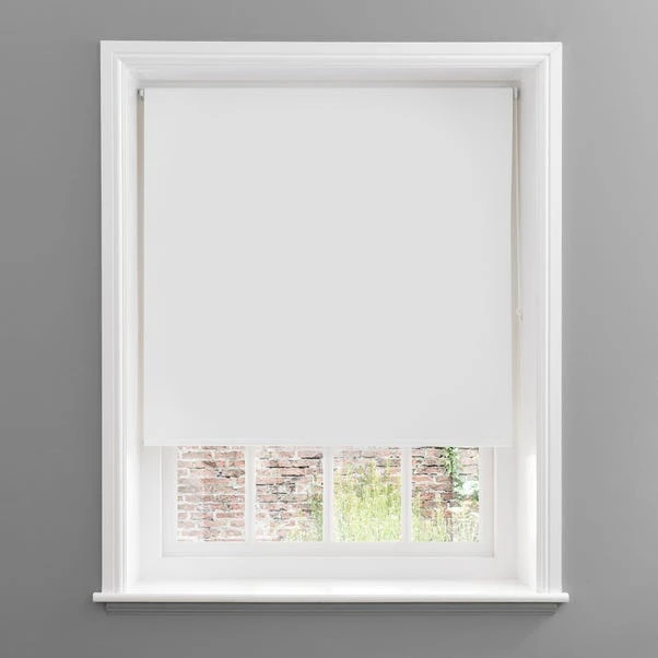 Dunelm Luna White Blackout Roller Blind - Image 5