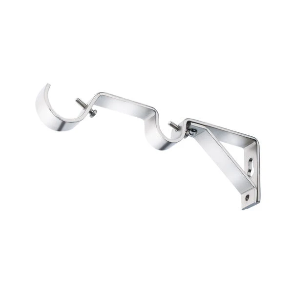 Dunelm Pack Of 3 Double Pole Brackets