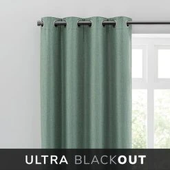 Dunelm Montreal Ultra Blackout Lilypad Eyelet Curtains