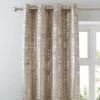 Dunelm Romano Gold Velour Eyelet Curtains