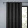 Dunelm Jennings Black Thermal Eyelet Curtains