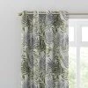 Luxury Collection Leaf Jacquard Fern Eyelet Curtains
