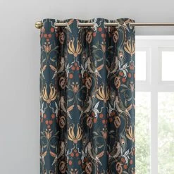Dunelm Havisham Bottle Green Eyelet Curtains