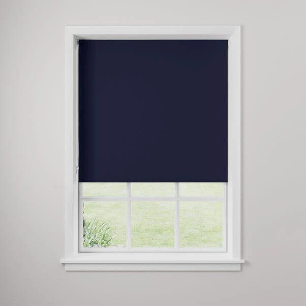 Dunelm Navy Blackout Roller Blind - Image 2