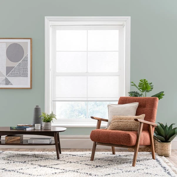 Dunelm Pollen Reducing White Sheer Roller Blind - Image 2