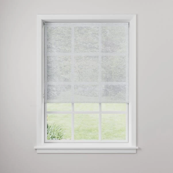 Dunelm Pollen Reducing White Sheer Roller Blind - Image 4